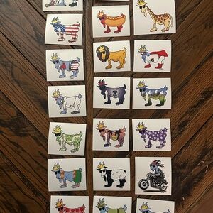 Quirky Animal Sticker Collection